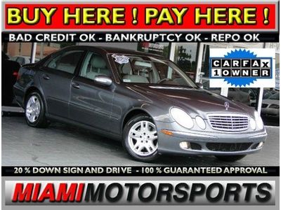 We finance '06 mercedes benz e-class clean carfax navigation, sunroof, leather