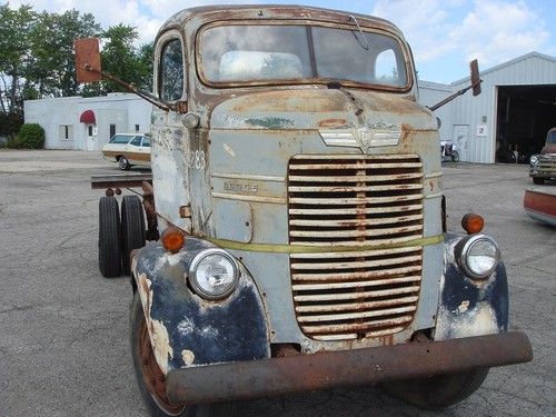 1946 dodge cab over engine truck hot rat rod custom roll off wedge bed hauler