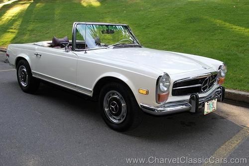 1970 mercedes 280sl . pagoda roadster . both tops . see video . beautiful!