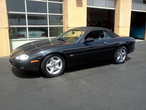1997 xk8 convertible black jaguar