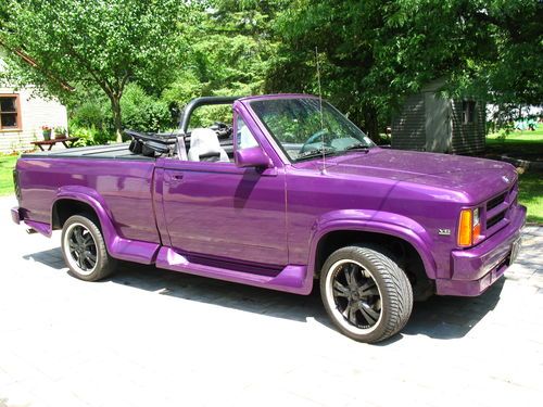 Convertible 4x4 truck !!! 1990 dodge dakota head turner fun!!!