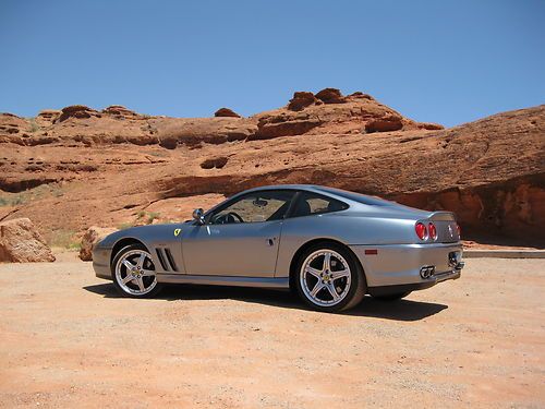 Late 2004 ferrari 575m, v12, 515 hp engine, grigio titanio / charcoal interior