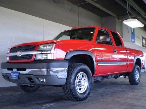 2004 chevy silverado 2500hd ext cab 4wd lt 6.0l v8 lthr 200k