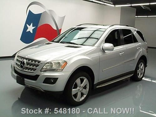 2010 mercedes-benz ml350 p1 sunroof nav rear cam 51k mi texas direct auto