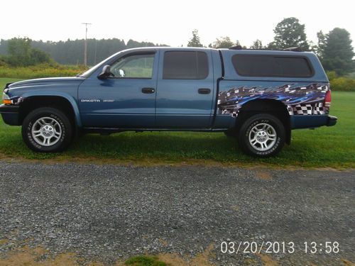 2002 dodge dakota slt crew cab pickup 4-door 4.7l 4x4