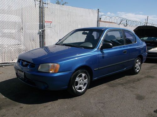 2001 hyundai accent, no reserve