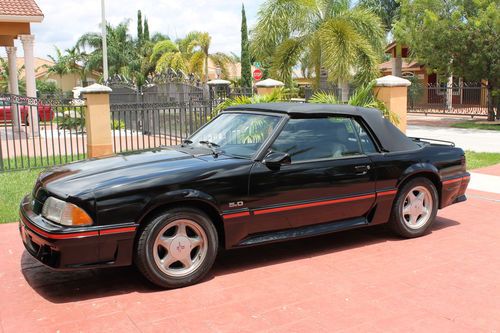 1987 ford mustang gt convertible 2-door 5.0l