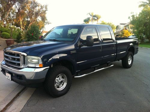 2002 ford f-250 super duty lariat crew cab pickup 4-door 6.8l