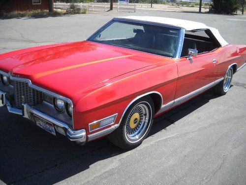This is a 1971 ltd convertible just like a torino or galaxie not a mustang