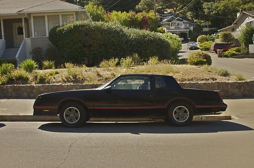 1987 chevrolet monte carlo ss coupe 2-door t-top