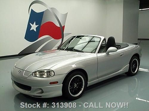 2003 mazda mx-5 miata ls roadster 5-spd leather 36k mi texas direct auto