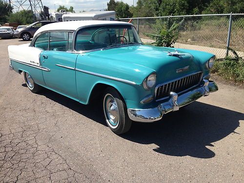 1955 chevrolet bel air : true survivor! 55' chevy hardtop new original condition