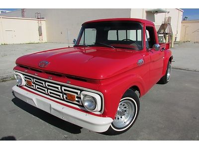 $1 start no reserve 1964 f100 shortbed stepside super clean great driver show/go