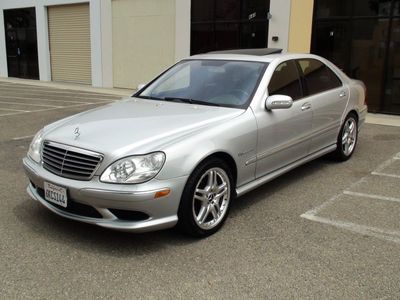 2006 mercedes benz s55 amg kompressor - navi, sunroof, leather, v8, 4 door sedan