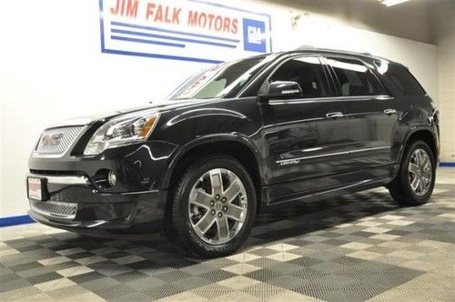 Black 12 denali dvd head up navigation sunroof heated cooled leather 13