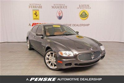 2007 maserati quattroporte auto~alcantera ~ballpolished wheels~park sensors~az