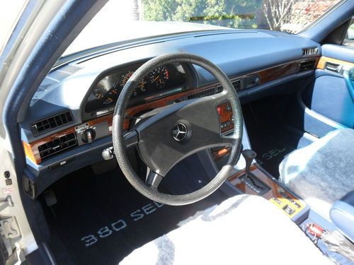Silver 1983 Mercedes Benz 380 SEL, US $16,500.00, image 9