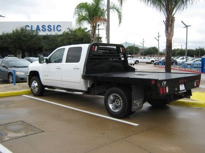 Ltz crew  12' flatbed with gooseneck ball,duramax, allison trany, heated seats..