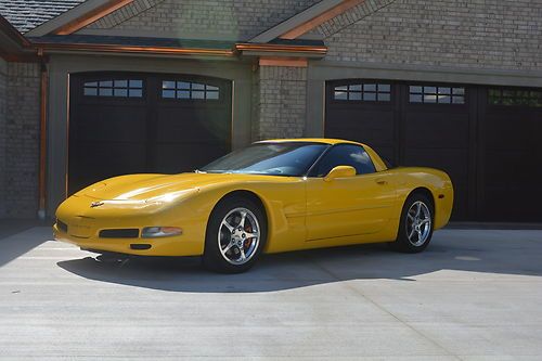2002 corvette 60k miles heads up bose extra clean florida fresh yellow