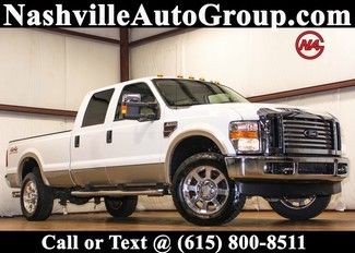 2008 white lariat 4wd crew cab leather egr delete heated seats 20" wheels trade