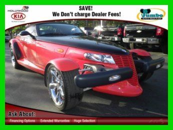 Woodward edition 16 of 151! convertible black/red plymouth prowler rare