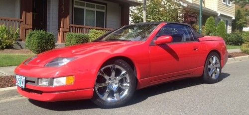1993 nissan 300zx rare convertible 3.0l v6 5 speed runs strong looks great!!