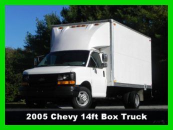2005 chevrolet chevy express cutaway 14ft box truck drw dually 6.0l vortec gas