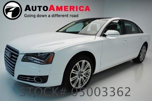 17k mi loaded audi a8 l premium leather one owner autoamerica