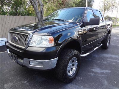 2004 f-150 lariat crew-cab 2wd short bed~leather~~clean~warranty~no-reserve
