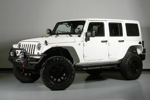 Starwood custom 4 lift   white kevlar! 18 pro comp whls smittybilt winch