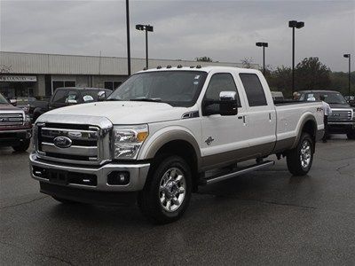 2011 lariat 6.7l white platinum metallic low miles!!!