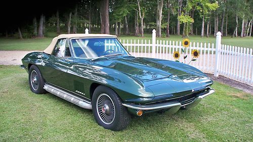 1967 corvette roadster l-79, matching #'s 327c.u. 350 h.p.