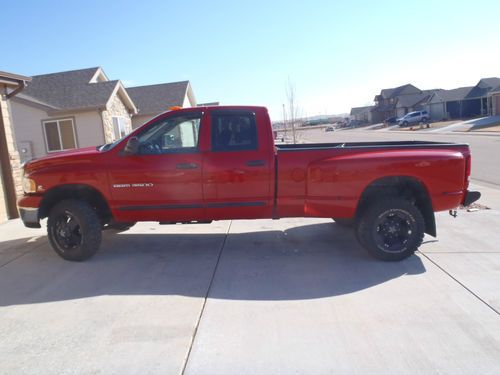 2005 dodge ram 3500 st crew cab pickup 4-door 5.9l 4x4 clean low miles 6 speed