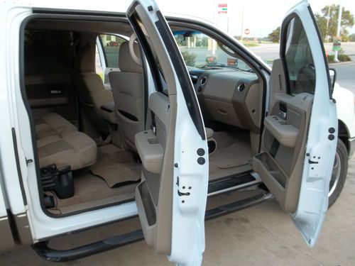 POLICE AUCTION 2005 WHITE FORD F-150 XLT TRITON CREW CAB 4-DOOR NO RESERVE!, image 6