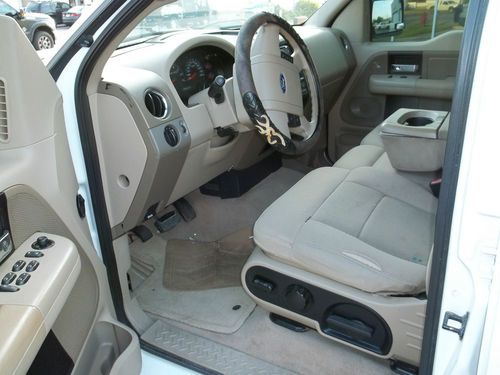 POLICE AUCTION 2005 WHITE FORD F-150 XLT TRITON CREW CAB 4-DOOR NO RESERVE!, image 8