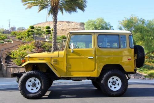 1982 Toyota Land Cruiser FJ40 100% rust free California truck P steering and AC, image 3