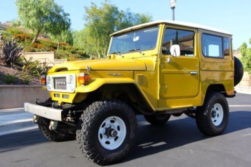 1982 Toyota Land Cruiser FJ40 100% rust free California truck P steering and AC, image 5