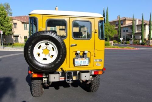 1982 Toyota Land Cruiser FJ40 100% rust free California truck P steering and AC, image 6