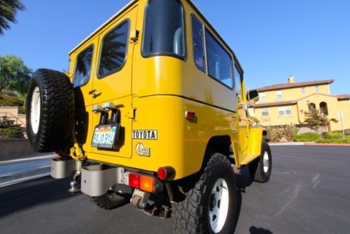 1982 Toyota Land Cruiser FJ40 100% rust free California truck P steering and AC, image 7