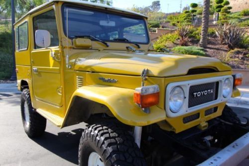 1982 Toyota Land Cruiser FJ40 100% rust free California truck P steering and AC, image 8