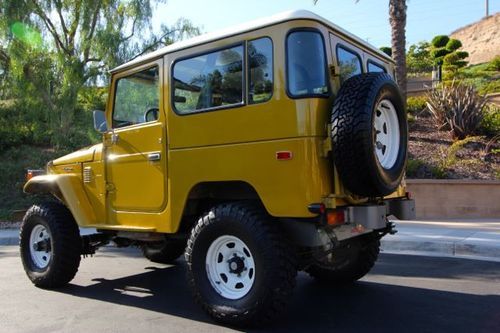 1982 Toyota Land Cruiser FJ40 100% rust free California truck P steering and AC, image 9