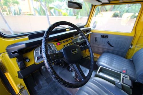 1982 Toyota Land Cruiser FJ40 100% rust free California truck P steering and AC, image 15