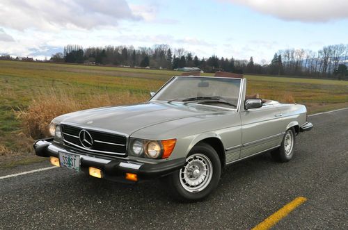 1978 mercedes-benz 450sl convertible hard/soft tops classic benz! 50+pics, nice!
