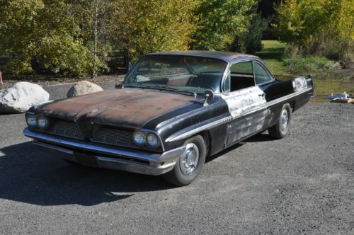 1961 pontiac bonneville phs 4 four speed black/red tri power