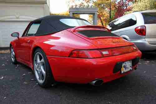 1996 Porsche 911 Carrera Convertible 2-Door 3.6L, image 4