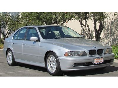 Used 02 bmw 530i sedan leather moon roof premium sport dual power seats clean