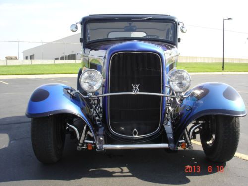 1932 ford 5 window steel body , old school, older build with title, sharp!