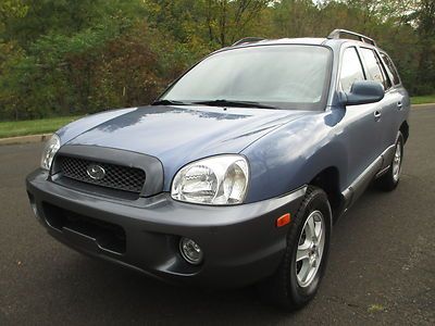 2003 hyundai sante fe gls only 83k miles original miles!!!!!gas saver no reserve