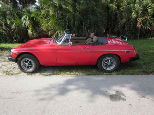 1980 mg mgb mk iv roadster convertible 2-door 1.8l b-series 4-spd lhd