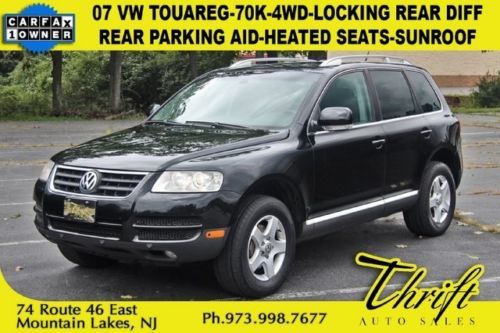 07 vw touareg-70k-4wd-locking rear diff-rear parking aid-heated seats-sunroof